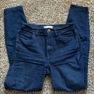 Madewell high rise skinny skinny
